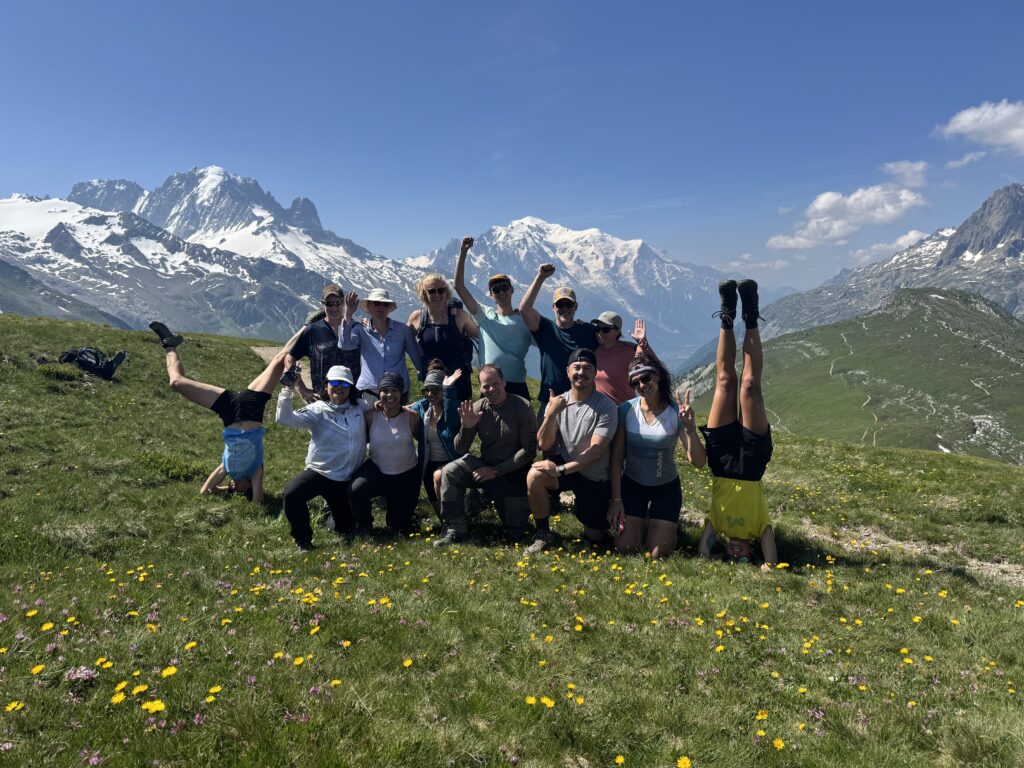 Fin de tour du Mont Blanc