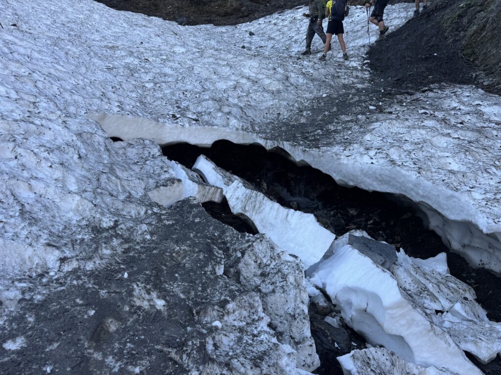 Pont de neige après