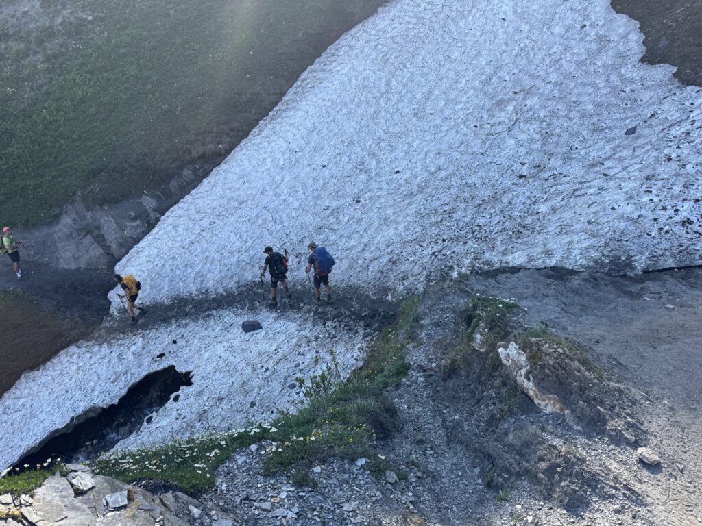 Pont de neige avant
