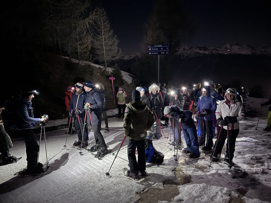 En raquettes à Colombire